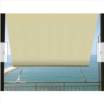 TOLDO DESPLEGABLE BALCÓN BRAZOS BRAZOS 80 CM 300 x 245 CM BEIGE 185v