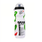 BIDÓN DE AGUA PVC BICICLETA BICICLETA MTB RACING CICLISMO 650 ML PORTÁTIL BLANCO