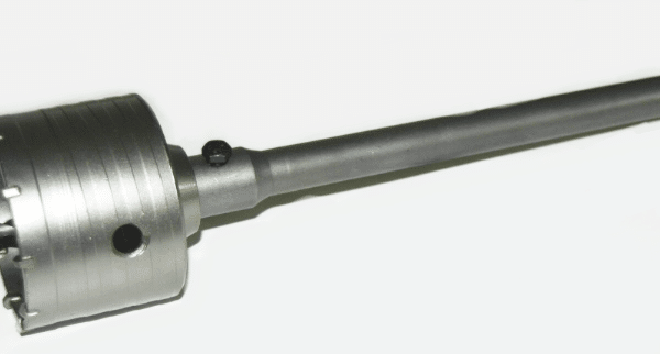 PERFORADORA DE CORONA MM 120 CON VARILLA SDS MAX 650 MM LADRILLOS DE PARED DE CEMENTO