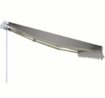 TOLDO BALCÓN EXTERIOR ENROLLABLE 3x2 mt GRIS 82v