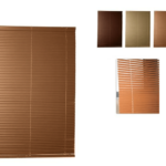 PERSIANAS VENECIANAS PERSIANAS VENECIANAS 120x160 cm PVC CASA INTERIOR PERSIANAS VENECIANAS MARRÓN 066ds