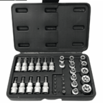 CASQUILLO DE CAJA DE ENCHUFE 35 PIEZAS TORX MACHO HEMBRA 3/8" 1/4" INSERTOS DE MOLDE