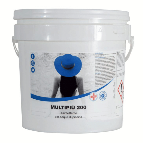 TRIS CLORO PASTILLAS DE CLORACIÓN AGUA PISCINA PISCINAS MULTIACCIÓN 5kg 184