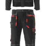 TRAJE DE TRABAJO CHAQUETA PANTALÓN TRAJE CHAQUETA 2 PIEZAS TÉCNICO MECÁNICO BOLSILLOS A LA TALLA M