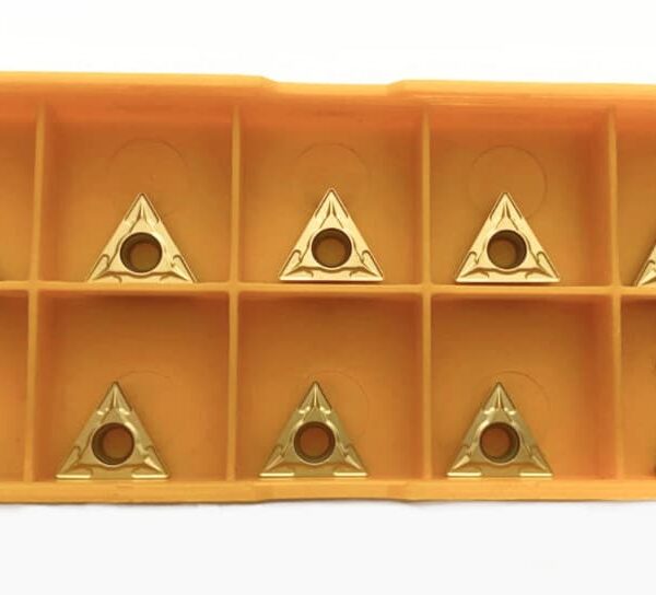 10 PLACAS DE INSERCIÓN DE HERRAMIENTAS DE TORNO PLAQUITAS TRIANGULARES LATERALES 11 MM TCMT11