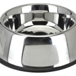 PERRO-GATO PEQUEÑO CUENCO METÁLICO PARA PERROS 18 CM ACERO INOXIDABLE