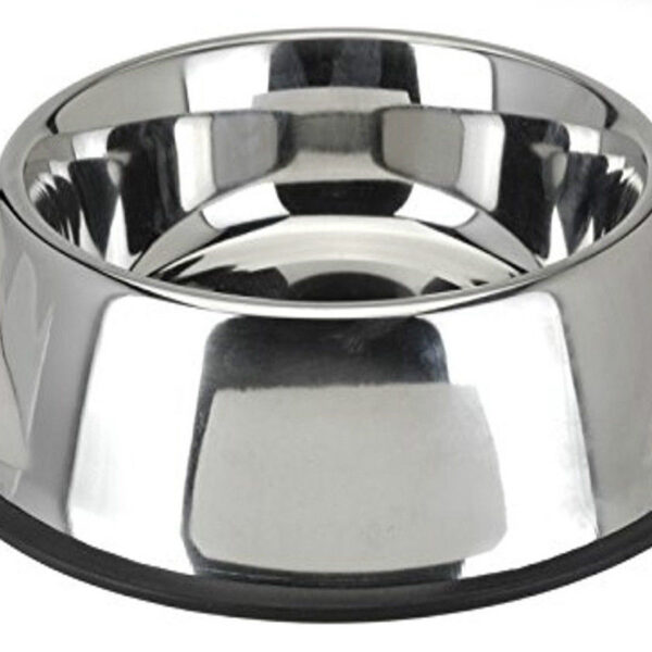 PERRO-GATO PEQUEÑO CUENCO METÁLICO PARA PERROS 18 CM ACERO INOXIDABLE