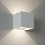 APLIQUE DE INTERIOR EXTERIOR LED CUBO APLIQUE 6W DOBLE LUZ NATURAL 229