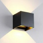 APLIQUE DE INTERIOR EXTERIOR LED CUBO APLIQUE 6W DOBLE LUZ NATURAL 105