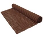 Arella zarzo pvc 100X300 valla marrón jardín piscina separador de ambientes 696ds