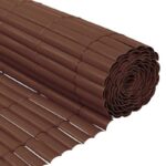 Arella zarzo pvc 100X300 valla marrón jardín piscina separador de ambientes 696ds