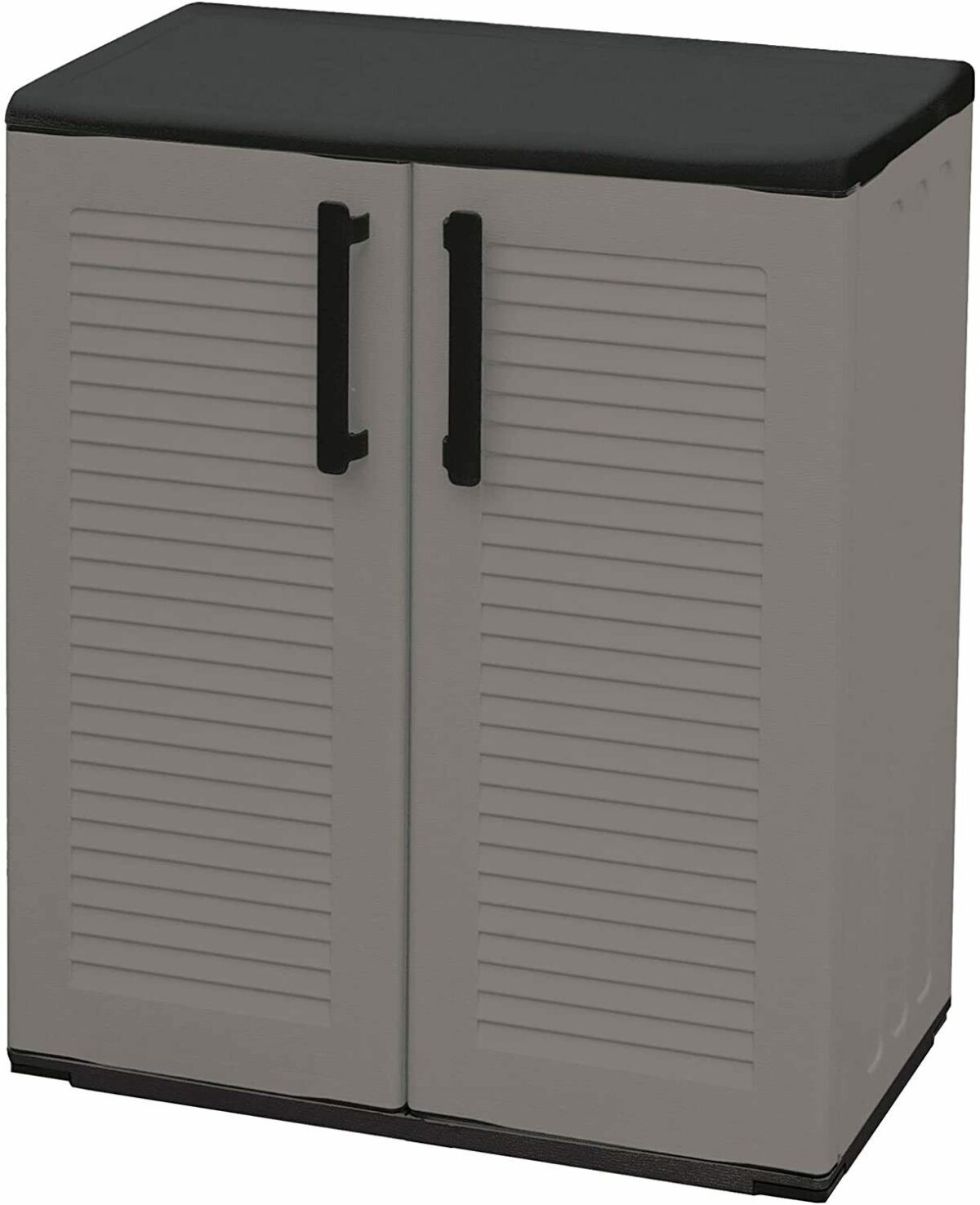 ARMARIO DE RESINA ARMARIO BAJO BALCÓN EXTERIOR CAJA DE JARDÍN 68x37x84cm 149AP