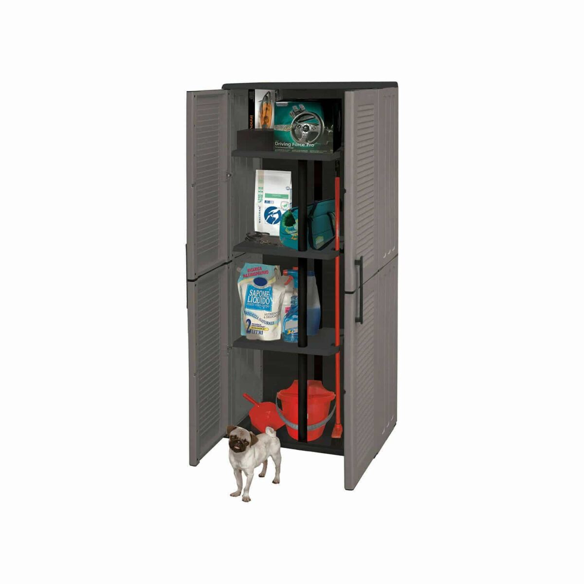 TAQUILLA TAQUILLA TAQUILLA GIMNASIO 2 PLAZAS cm 180x69x34 GRIS METAL 954