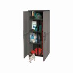 TAQUILLA TAQUILLA TAQUILLA GIMNASIO 2 PLAZAS cm 180x69x34 GRIS METAL 954