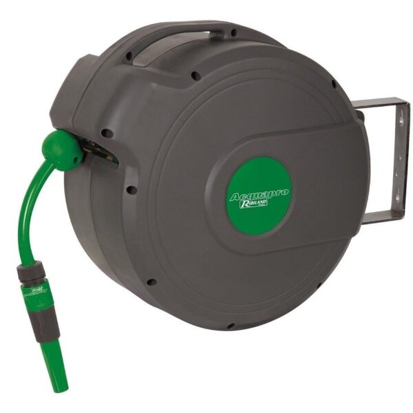 ENROLLADOR DE MANGUERA DE AGUA 20+ 1,5 MT SIFÓN RIBILAND JARDINERÍA RIEGO FARNEED