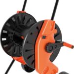 CARRETE DE MANGUERA CARRETE DE CABLE CON CARRO PORTÁTIL MANGUERA 60 MT MARCO DE ALUMINIO 125LI