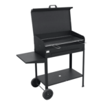 BARBACOA DE CARBÓN 40x70x90 cm TAPA CON RUEDAS 704
