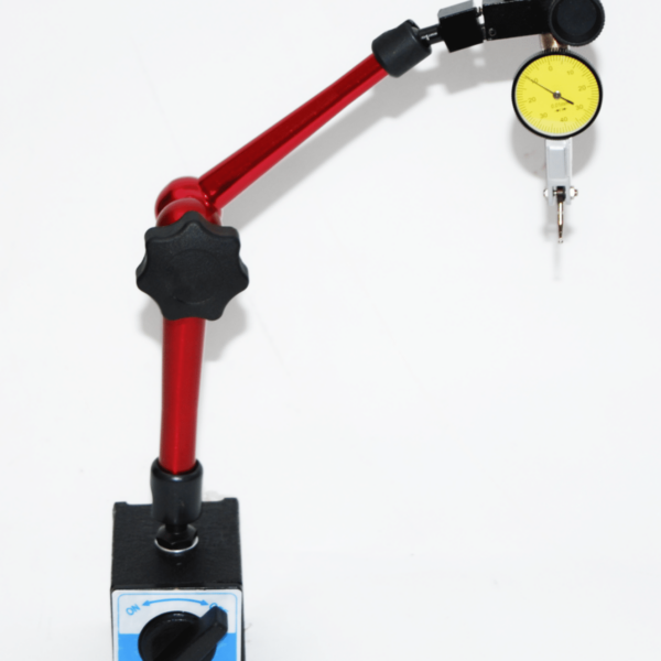 TORNO DE BASE MAGNÉTICA ARTICULADA CON COMPARADOR DE BOTONES OSCILANTES HERRAMIENTAS N