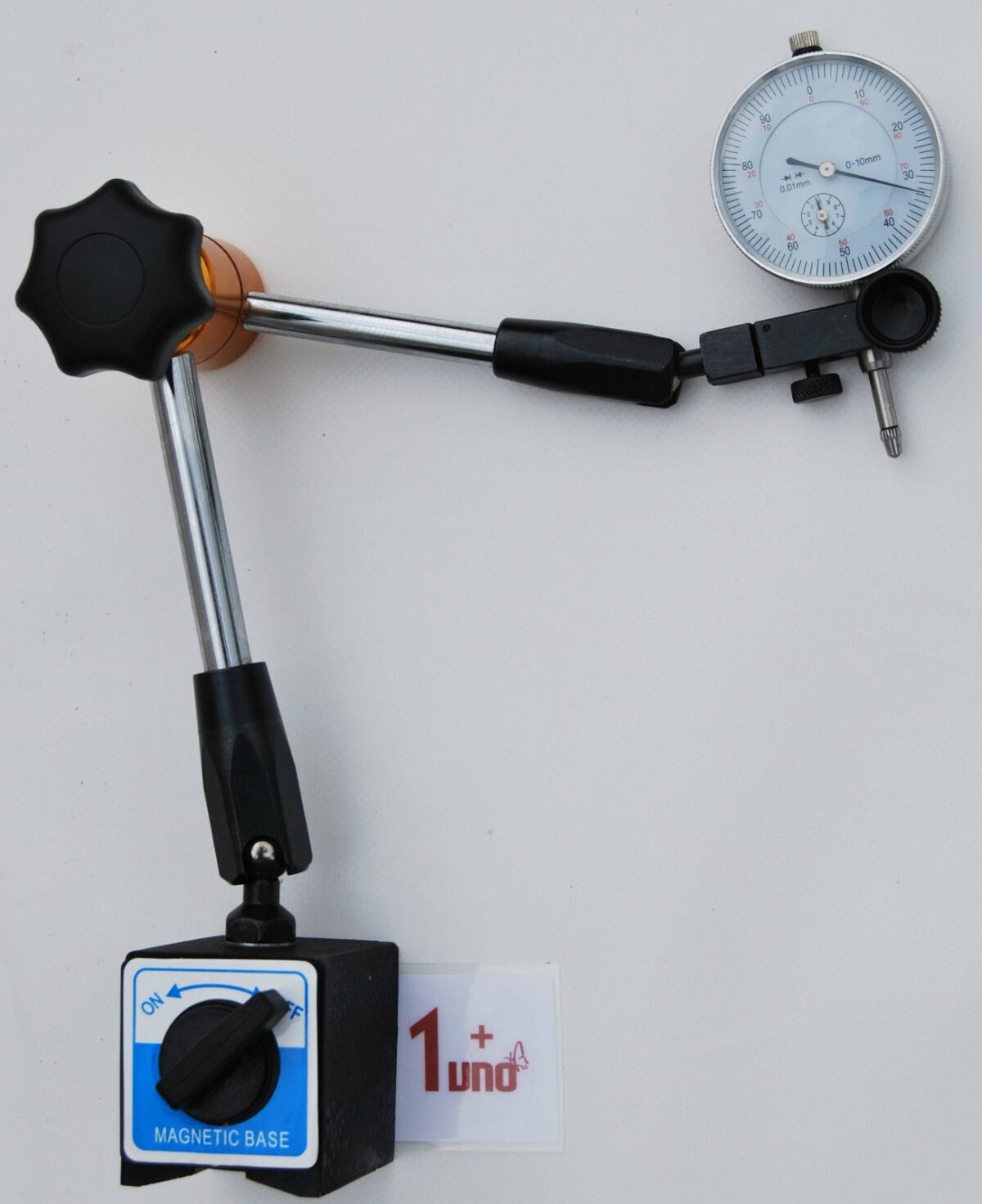 22386 BASE MAGNÉTICA ARTICULADA CON COMPARADOR CENTESIMAL A1 + ARTICULADO 476 C