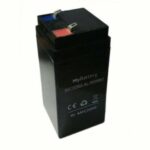 BATERÍA RECARGABLE DE REPUESTO DE PLOMO-ÁCIDO PARA BÁSCULA DE 40 KG 4V 4AH 20H