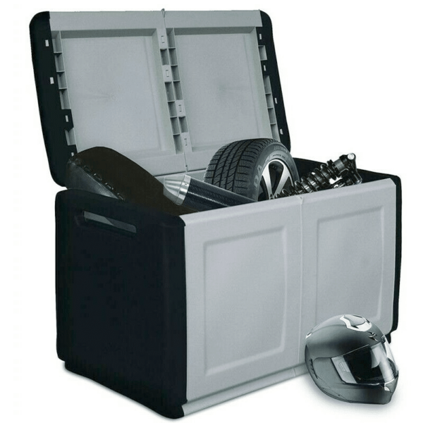 BAÚL CAJA DE ALMACENAMIENTO DE JARDÍN AL AIRE LIBRE CONTENEDOR PP 96x53x57cm 316