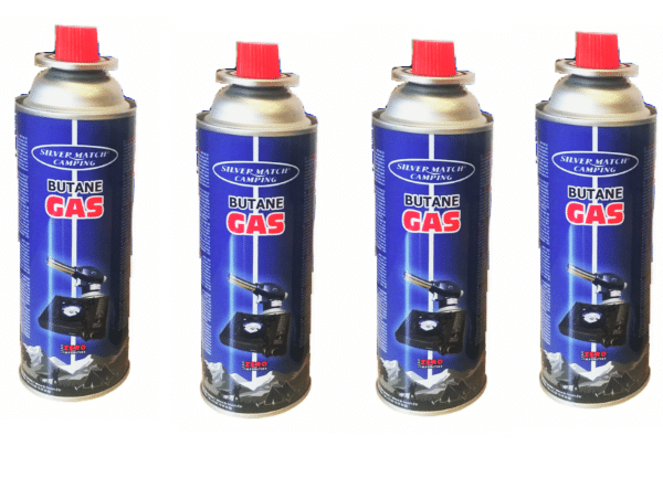 4 PIEZAS DE CARTUCHO DE RECARGA DE CILINDRO GAS BUTANO HERBICIDA ESTUFA TÉRMICA PARA ACAMPAR