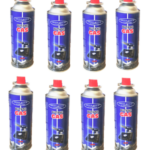 CARTUCHO DE RECARGA DE CILINDRO DE 8 PIEZAS ESTUFA DE CAMPING HERBICIDA DE GAS BUTANO