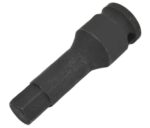 Llaves de tubo hexagonales 8 piezas reforzadas contra impactos 1/2" 6 19 mm 398aw