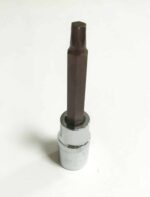 LLAVE DE TUBO TORX T 27 BROCA LARGA 100 MM 1/2" VASOS ACERO S2