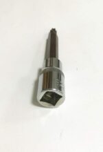 LLAVE DE TUBO TORX T 27 BROCA LARGA 100 MM 1/2" VASOS ACERO S2