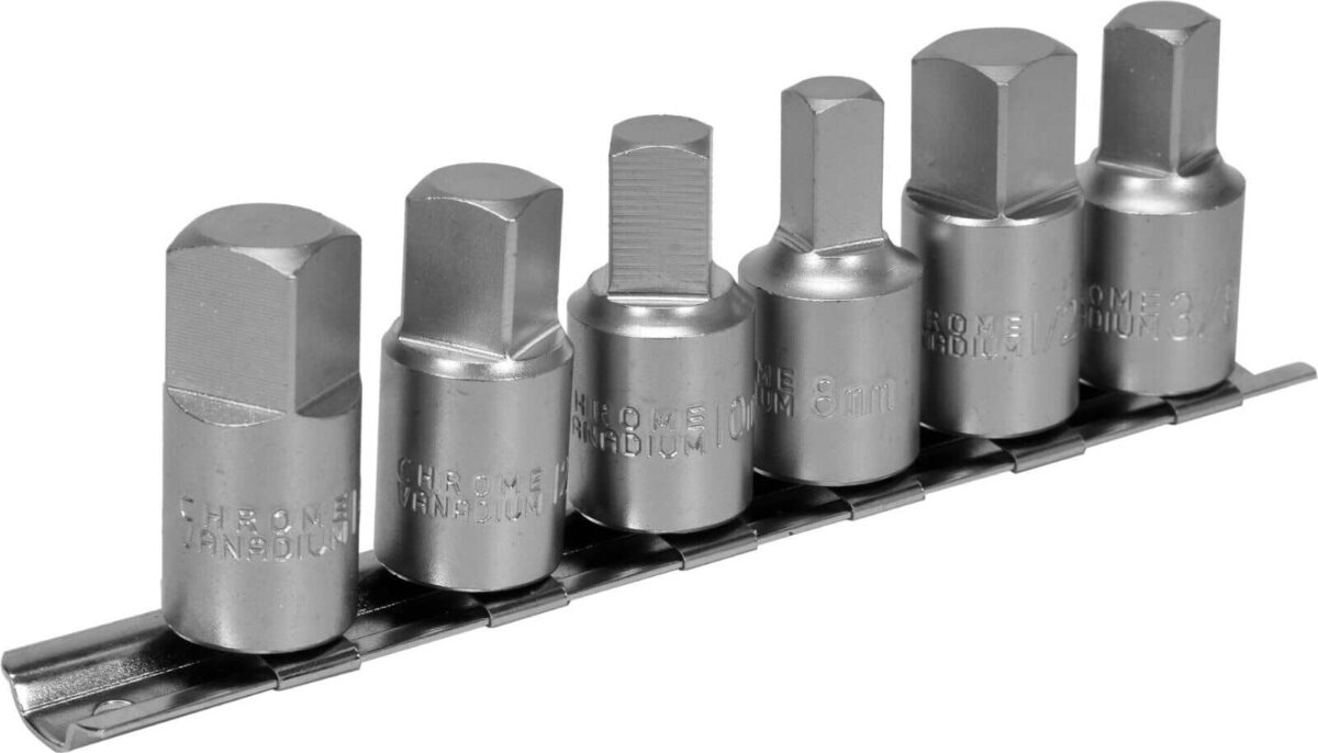 JUEGO DE ENCHUFES DE DRENAJE DEL CÁRTER DE ACEITE 8 10 12 14 mm 1/2" 3/8" CUADRADO 997t