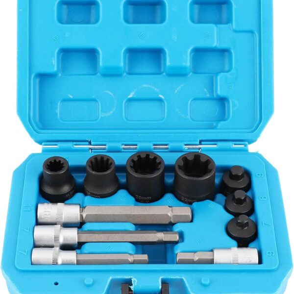 JUEGO DE CASQUILLOS DE MONTAJE DE PINZA DE FRENO 11 PIEZAS MERCEDES 3/8' 1/2' 788