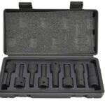 Llaves de tubo hexagonales 8 piezas reforzadas contra impactos 1/2" 6 19 mm 398aw