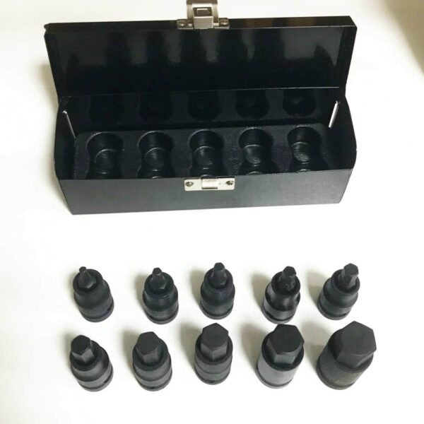 JUEGO DE LLAVES HEXAGONALES IMPACT H4 H19 1/2" DESTORNILLADOR 942 SK