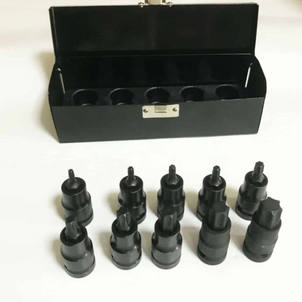 JUEGO DE LLAVES TORX VASOS DE IMPACTO T20 T70 DRIVE 1/2" DESTORNILLADOR 959 SK