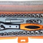 KIT DE LLAVE DE TUBO JUEGO DE LLAVES DE TRINQUETE 39 PIEZAS TRABAJO PROFESIONAL
