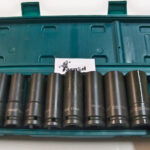 JUEGO DE VASOS LARGOS REFORZADOS 1/2" DESTORNILLADOR NEUMÁTICO DE IMPACTO 10-24mm 234