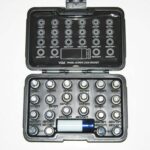 JUEGO DE VASOS DE EXTRACCIÓN DE TUERCA DE BLOQUEO DE RUEDA 23 PIEZAS AUDI 317