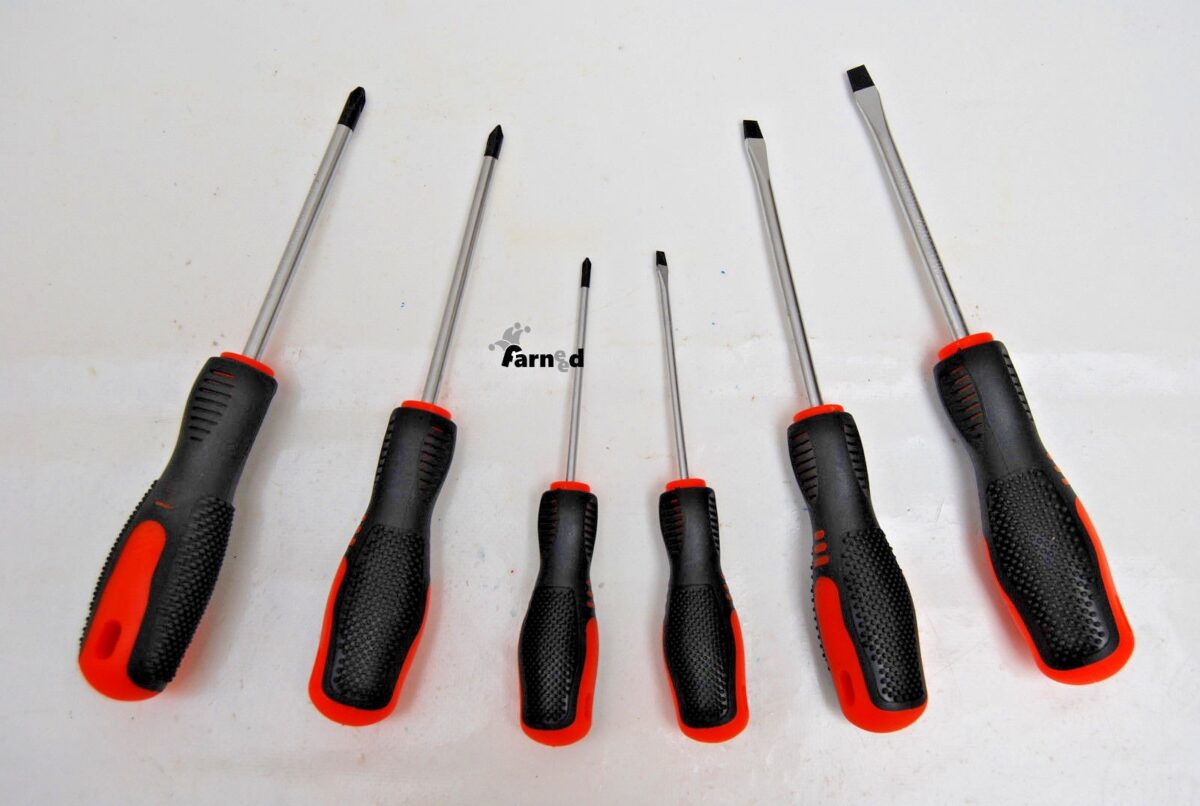 21848 DESTORNILLADORES 6 PIEZAS DESTORNILLADOR DE CRUZ ELECTRICISTAS 959 C