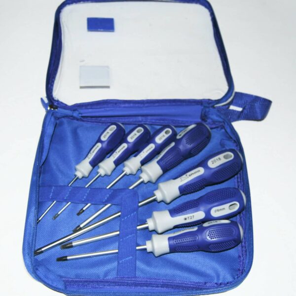 JUEGO DE DESTORNILLADORES TORX DESTORNILLADOR 7 PIEZAS AGUJERO PARA BOLSA PHINX T6 T30 CASE