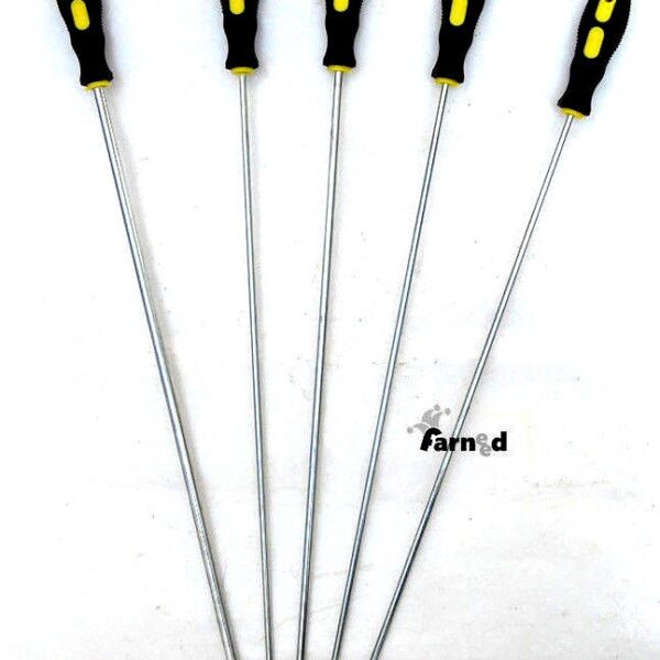 JUEGO 5 DESTORNILLADORES TORX LARGOS DESTORNILLADOR 450 mm PUNTA MAGNÉTICA CROMO VANADIO 966