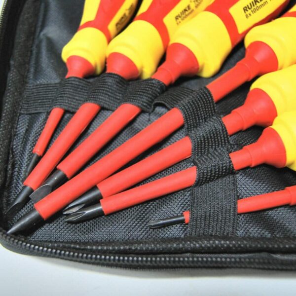 KIT JUEGO DE DESTORNILLADORES 7 PIEZAS ATORNILLADOR DE CRUZ DE CORTE PLANO ELECTRICISTA 128