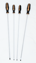 DESTORNILLADORES DESTORNILLADOR DESTORNILLADOR LARGO PUNTA MAGNÉTICA 4 PIEZAS 450 mm PLACA TRANSVERSAL 186