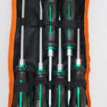 DESTORNILLADORES DESTORNILLADOR DESTORNILLADOR DE IMPACTO DE ACERO AL CROMO VANADIO MANGO DE GOMA 7 PIEZAS