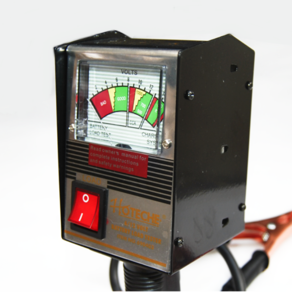 PROBADOR ANALÓGICO PORTÁTIL COCHE MOTOCICLETA CONTROL DE BATERÍA 125AH 6 12V CABLES 976H
