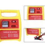 CARGADOR DE COCHE 12V MOTOCICLETA 6V CARGADOR DE BATERÍA 8 12 A CABLE ACCESORIOS 724ec