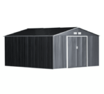 CASA COBERTIZO TRASTERO CAJA DE CABAÑA JARDÍN HERRAMIENTAS DE CHAPA 13 METROS 3.4x3.8 V01