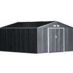 CASA COBERTIZO TRASTERO CAJA DE CABAÑA JARDÍN HERRAMIENTAS DE CHAPA 13 METROS 3.4x3.8 V01