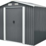 CASA TRASTERO CHAPA CASETA DE JARDÍN PORTAHERRAMIENTAS 575 grande