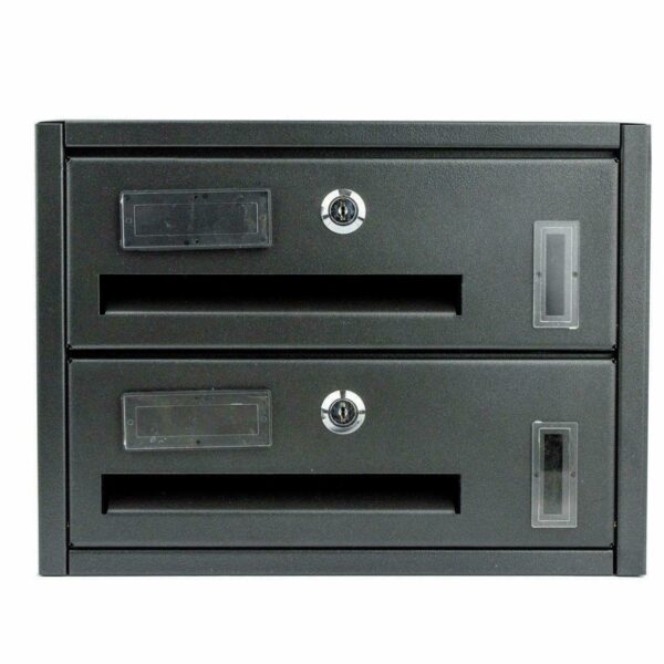 BUZÓN DE CONDOMINIO POSTE 2 PLAZAS BUZÓN CASA 23x18x30cm 735